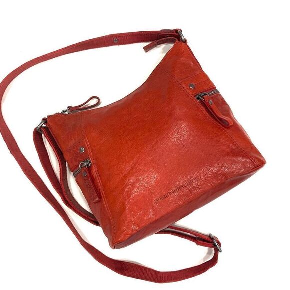 SPIKES & SPARROW ‘Georgia’ Leather Crossbody Bag - Picture 1 of 11